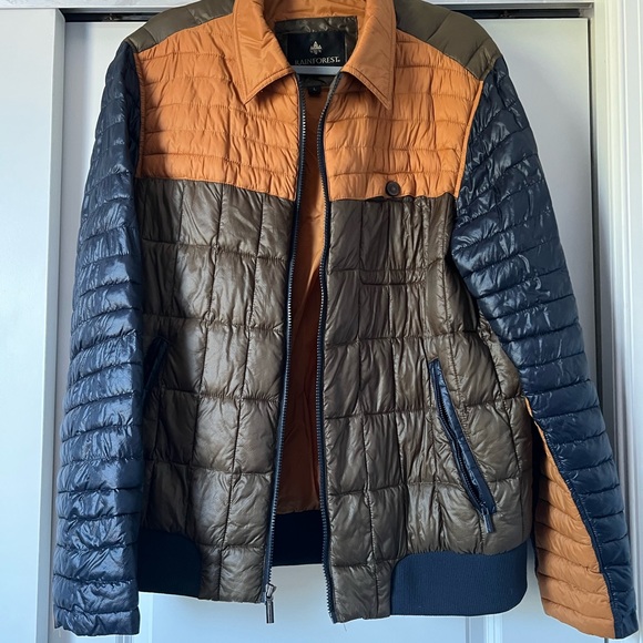 RAINFOREST Quilted Nylon Men’s THERMOLUXE Jacket Multicolour 5 Pockets Size L - Picture 3 of 15
